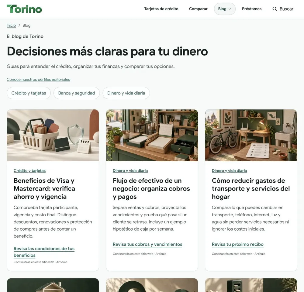 Torino’s financial guides, topic navigation, and editorial illustrations.